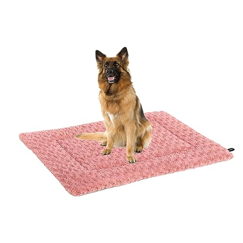 Yanman Reversible Crate Dog Bed, Durable Breathable Dog Rectangle Mattress, Cosy Soft Dog Sleeping Beds, Machine Washable Dog Cushion von Yanman