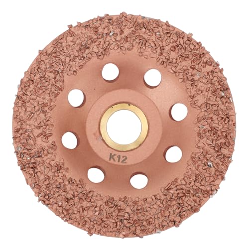 Yanmis Hufschneiderscheibe, TI -plattierter Hufschneiderscheibenplatte, Professionelle Vieh -Huf -Trimmblock -Radplatte für Harte Hufe, Ideal für Rinderpferde, Schaf HL Q7DMP von Yanmis