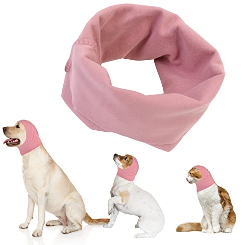 Hund Snood Hund Ohrenschützer für Hunde Gehörschutz Hund Hoodie für Hund Hals und Ohrenwärmer Hund Ohrenschützer Lärmschutz Haustier Snood für Hunde und Katzen von Yanmucy