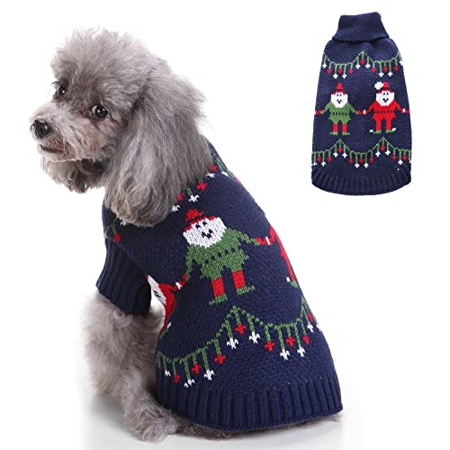 Hundepullover Weihnachten Hunde KostüMe Katzen Kleidung Strickpullover Hund Haustier Katze Hunde Pullover Hundekostüm Weihnachten Haustiermantel für Weihnachten Party Geschenk von Yanmucy