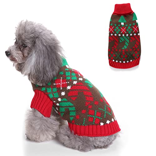 Hundepullover Weihnachten Hunde KostüMe Katzen Kleidung Strickpullover Hund Haustier Katze Hunde Pullover Hundekostüm Weihnachten Haustiermantel für Weihnachten Party Geschenk von Yanmucy