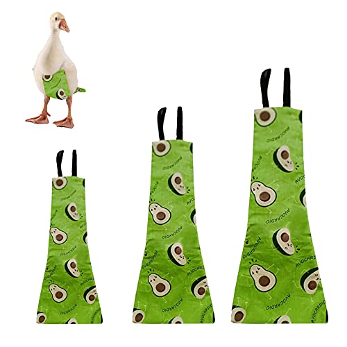 Windeln mit Hühner-Enten- und Gänsemotiv, waschbar, für Hühner, Hahn, Geflügel, 1 Packung (Avocado, Medium) von Yanmucy