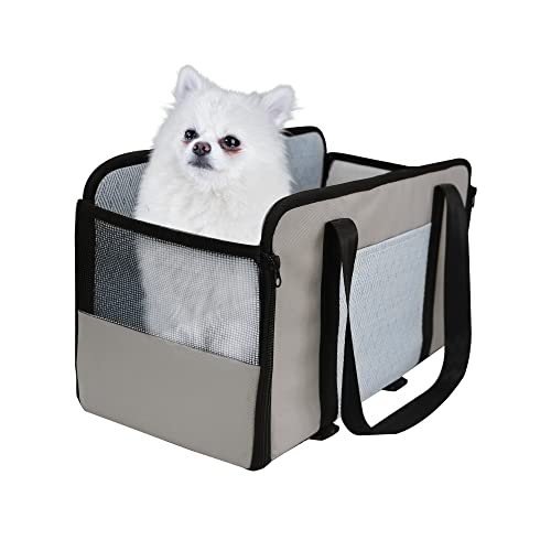Haustier-Autositze, Hundeautositz mit Seitentaschen, kratzfest, Reisetaschen mit Sicherheitshaken für Hunde, Katzen, kleine Haustiere von Yanshe