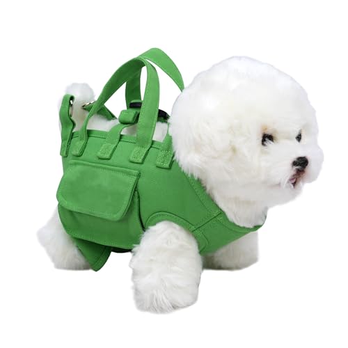 Hundegeschirr mit Leine und verstellbarem Schultergurt, Hundetragetasche für 2,7–7,5 kg, für Spaziergänge, Reisen, Training Hundegeschirr mit Leine und verstellbarem Schultergurt, Hundetragetasche für 2,7–7,5 kg, für Spaziergänge, Reisen, Training von Yanvega