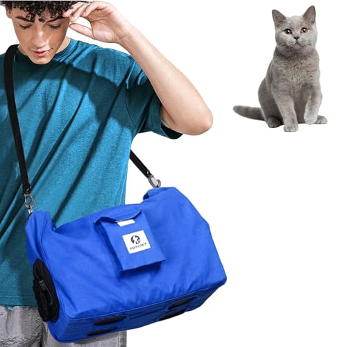 Katzentragerrucksack, Haustierbedarf, atmungsaktive Katzen-Reisetasche für kleine Haustiere, 2,3–5 kg von Yanvega