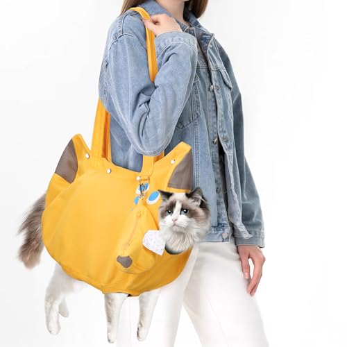 Katzentragetasche für kleine Haustiere, 4,5–6,8 kg, Hundetrage mit weicher Polsterung, Sicherheitsschnallen, Aufbewahrungstasche für Reisen im Freien Katzentragetasche für kleine Haustiere, 4,5–6,8 kg, Hundetrage mit weicher Polsterung, Sicherheitsschnallen, Aufbewahrungstasche für Reisen im Freien von Yanvega