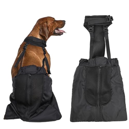 Yaoliucp Drag -Beutel für gelähmte Haustiere, Schutzbeutel für Haustiere mit Sicherheitsverschluss Schnalle Drag -Taschen für gelähmte Hunde behinderte hintere Hinterbeine hinten von Yaoliucp