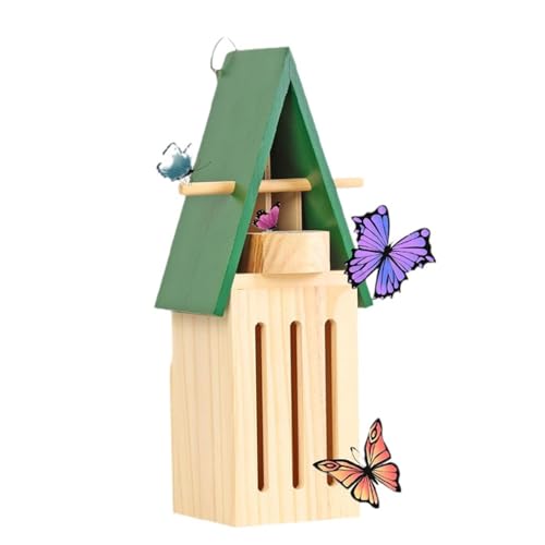 Holz Schmetterlingshaus für Garten 11.8x3.5 '' Schmetterlingshaus mit Lebensmitteln und Wasserfutterautomaten leicht zu blockierter regendes und winddes Schmetterlingslebensraum mit Abnehmbarer Tür, Holz Schmetterlingshaus für Garten 11.8x3.5 '' Schmetterlingshaus mit Lebensmitteln und Wasserfutterautomaten leicht zu blockierter regendes und winddes Schmetterlingslebensraum mit Abnehmbarer Tür, von Yaoliucp