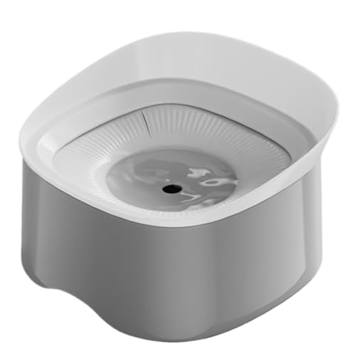 Keine Verschüttung Hundwasserschale, Keine verschüttete Wasserschale für Hunde, 1200 ml staubdichtes Anti-Splash-Hundespender eingebauter aktivierter Kohlenstoff, abnehmbares langsames Trinken für sc von Yaoliucp