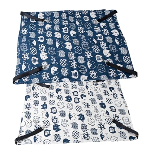 Yaoliucp 2pcs Katzenhängematte, niedliche Muster weiche und Bequeme Katzenhängematte für Käfig mit Gurten und Metallhaken für Haustiervorräte in Innenräumen, reversibler Hang Yaoliucp 2pcs Katzenhängematte, niedliche Muster weiche und Bequeme Katzenhängematte für Käfig mit Gurten und Metallhaken für Haustiervorräte in Innenräumen, reversibler Hang von Yaoliucp