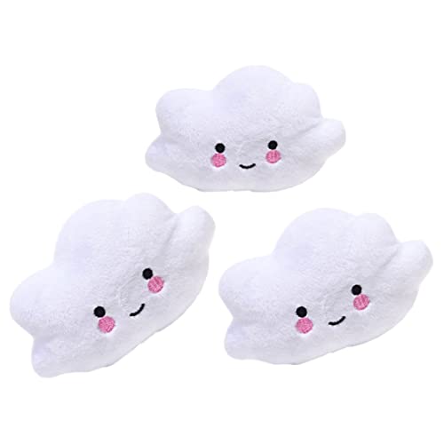 Yaoliucp Haustier Quietschspielzeug süße weiße Wolkenform kauen Spielzeug Plüschspielzeug für kleine Hundekatze 3pcs Wolkenform Hundespielzeug Yaoliucp Haustier Quietschspielzeug süße weiße Wolkenform kauen Spielzeug Plüschspielzeug für kleine Hundekatze 3pcs Wolkenform Hundespielzeug von Yaoliucp