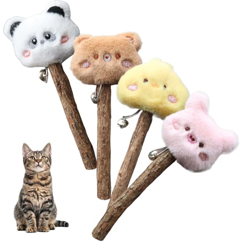 Yaoliucp Katzenspielzeug, 4pcs sichere natürliche Silbervine -Sticks für Katzen, interaktiver Katzenminze für Katzen, niedliche Katzen -Kinderspielzeug für gelangweilte Innenkatzen, Katzenspielzeug Yaoliucp Katzenspielzeug, 4pcs sichere natürliche Silbervine -Sticks für Katzen, interaktiver Katzenminze für Katzen, niedliche Katzen -Kinderspielzeug für gelangweilte Innenkatzen, Katzenspielzeug von Yaoliucp