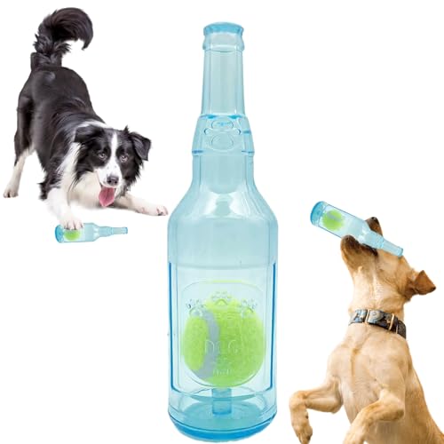 Yaoliucp Wasserflaschenhundspielzeug 10 -Zoll Quietschende Hund kauen Spielzeug mit Tenniskugel in niedlichen Gummi -Hundespielzeug für Zahnen, Training, Stressabbau, große Hundespielzeug Yaoliucp Wasserflaschenhundspielzeug 10 -Zoll Quietschende Hund kauen Spielzeug mit Tenniskugel in niedlichen Gummi -Hundespielzeug für Zahnen, Training, Stressabbau, große Hundespielzeug von Yaoliucp