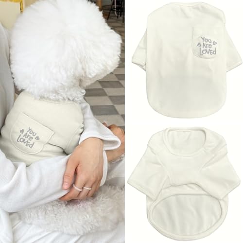 Yaopelky Hunde-Sweatshirt, Fleece, weiche Hundekleidung mit Tasche, für Herbst und Winter, warmes Haustier-T-Shirt für kleine, mittelgroße Hunde, Katzen, Welpen, Outfit, Kätzchen, Chihuahua, Teddy Yaopelky Hunde-Sweatshirt, Fleece, weiche Hundekleidung mit Tasche, für Herbst und Winter, warmes Haustier-T-Shirt für kleine, mittelgroße Hunde, Katzen, Welpen, Outfit, Kätzchen, Chihuahua, Teddy von Yaopelky