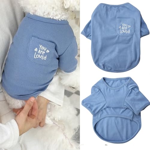 Yaopelky Hunde-Sweatshirt, Fleece, weiche Hundekleidung mit Tasche, für Herbst und Winter, warmes Haustier-T-Shirt für kleine, mittelgroße Hunde, Katzen, Welpen, Outfit, Kätzchen, Chihuahua, Teddy Yaopelky Hunde-Sweatshirt, Fleece, weiche Hundekleidung mit Tasche, für Herbst und Winter, warmes Haustier-T-Shirt für kleine, mittelgroße Hunde, Katzen, Welpen, Outfit, Kätzchen, Chihuahua, Teddy von Yaopelky