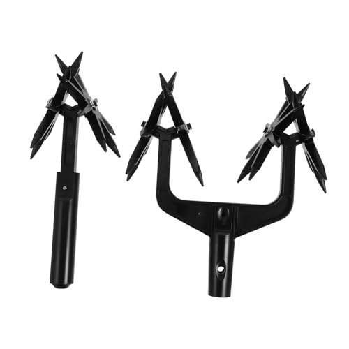 Yardenfun 1 Set Rotary Grubber Garten Klaue Roll Rasen Belüfter Mit Spikes Abnehmbare Design Gras Reparatur Boden Pflanzen Werkzeug von Yardenfun