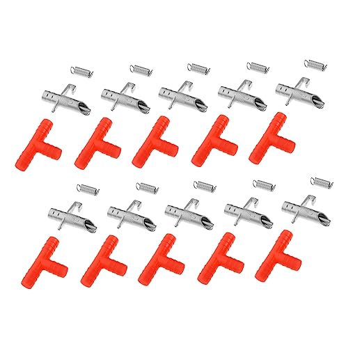 Yardenfun 10 Sätze Kaninchentrinker Pumpspender Für Wasserkrug Ratte Aquarium Hühner-t-stücke Rohr Doppelter Männlicher Schlauchanschluss Tränke Haken Hamster Bausatz Beschichteter Edelstahl Yardenfun 10 Sätze Kaninchentrinker Pumpspender Für Wasserkrug Ratte Aquarium Hühner-t-stücke Rohr Doppelter Männlicher Schlauchanschluss Tränke Haken Hamster Bausatz Beschichteter Edelstahl von Yardenfun