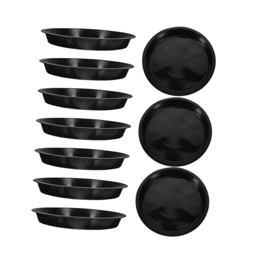 Yardenfun 10 Stück Basis Für Blumentöpfe Blumentopf Terrakotta-blumentöpfe Anlage Bonsai-tablett Pflanzenbewässerungskugeln Ungewöhnliche Blumentöpfe Pflanztopfeinlage Pflanzschale Black Pp von Yardenfun