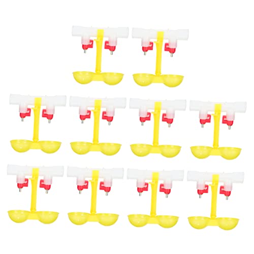 Yardenfun 10 Stück Bewässerungswerkzeuge Armaturen Enten Feeder Geflügelbrunnen Kaninchen Ball Tränke Füllnippel Voll Feeder Ventil Wachtel Henne Fütterung Stahlkugel- Outdoor von Yardenfun