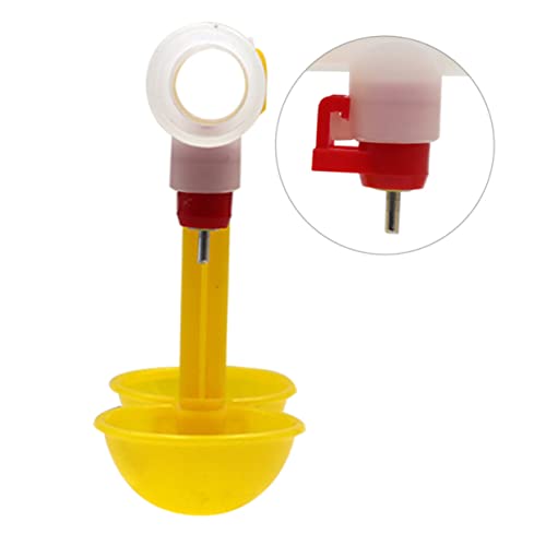 Yardenfun 10 Stück Hühnertränke Automatischer Wasserbecher für Hühner Doppelte Hängende Tassen Praktische Wasserversorgung für Zuhause und Farm Einfach zu Bedienen und Hygienisch von Yardenfun