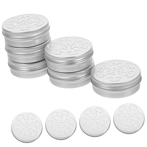 Yardenfun 10 Stück Teiliges Aluminium Luftdiffusor Hohlbox Aromatherapie Halter für Zuhause Auto Leicht Langlebig Vielseitig Einsetzbar für Raumluftauffrischung und Dekoration von Yardenfun