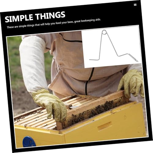 Yardenfun 10 Stück Teiliges Premium Bienenstockverbinder aus Rostfreiem Edelstahl Federnde Clips zur Sicheren Verbindung von Bienenstöcken Rostbeständig Leicht Langlebig und Einfach zu von Yardenfun