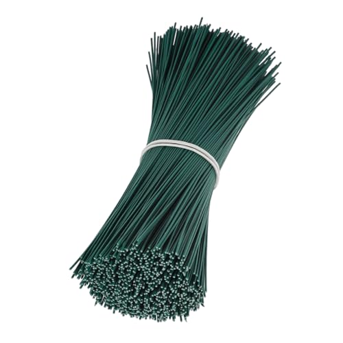 Yardenfun 1000Stücke Pflanzenstützgurt Drahtbefestigungsbänder für Gartenarbeit und Robust für Blumenarrangements Pflanzenbündelung und Kabelorganisation von Yardenfun