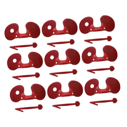 Yardenfun 100St Zucht Hühner gläser Chicken Blinders Pinless Peepers Gänsebrille Hühnerbrille Fasan Brille Hühnerküche Huhn Geflügelblinder Augenklappe Bauernschauer Hühnergucker Abs rot Yardenfun 100St Zucht Hühner gläser Chicken Blinders Pinless Peepers Gänsebrille Hühnerbrille Fasan Brille Hühnerküche Huhn Geflügelblinder Augenklappe Bauernschauer Hühnergucker Abs rot von Yardenfun