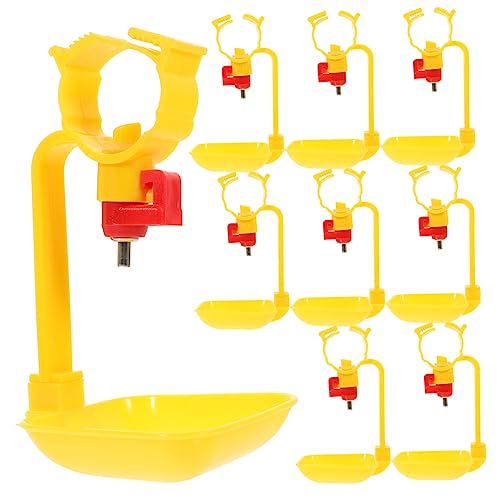 Yardenfun 10Stücke Hühnerwasserbecher Praktische Geflügeltrinknippel für Hühnchen Enten und Tauben Auslaufsicher und Einfach zu Reinigen für Automatische Wasserversorgung Yardenfun 10Stücke Hühnerwasserbecher Praktische Geflügeltrinknippel für Hühnchen Enten und Tauben Auslaufsicher und Einfach zu Reinigen für Automatische Wasserversorgung von Yardenfun