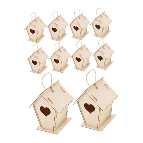 Yardenfun 12 Stück Teiliges DIY Vogelhaus für Kleine Vogelhäuser zum Bemalen und Zusammenbauen Wetterfeste Garten Deko zum Aufhängen Kreative Bastelprojekte für Drinnen und Draußen Yardenfun 12 Stück Teiliges DIY Vogelhaus für Kleine Vogelhäuser zum Bemalen und Zusammenbauen Wetterfeste Garten Deko zum Aufhängen Kreative Bastelprojekte für Drinnen und Draußen von Yardenfun