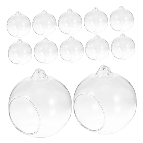 Yardenfun 12 Stück I Terrarium Hängendes Kugel Terrarium für Luftpflanzen Minimalistische Deko für Garten Balkon und Büro Klarglas Material Mikrolandschafts Pflanzgefäß Yardenfun 12 Stück I Terrarium Hängendes Kugel Terrarium für Luftpflanzen Minimalistische Deko für Garten Balkon und Büro Klarglas Material Mikrolandschafts Pflanzgefäß von Yardenfun