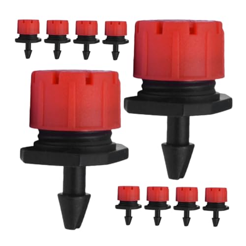 Yardenfun 150 Stück Einstellbare Tropfbewässerungssystem Miniatur Sprinkler mit Variabler Durchflussrate für Garten Gewächshaus und Blumenbeete Einfach Anzuschließen und Zuverlässig von Yardenfun