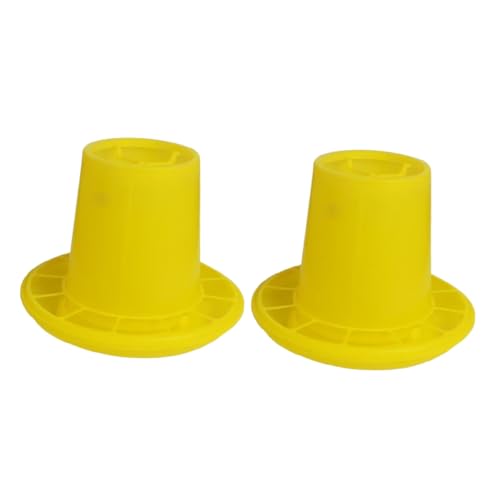 Yardenfun 2 Hühnerfutter Wasserspender für Hühner Futterspender Grübler Container Futtertröge für Geflügel Futterbehälter für Geflügel Futter- und Tränken für Hühner Gelb Yardenfun 2 Hühnerfutter Wasserspender für Hühner Futterspender Grübler Container Futtertröge für Geflügel Futterbehälter für Geflügel Futter- und Tränken für Hühner Gelb von Yardenfun