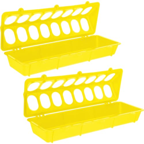 Yardenfun 2 Stück Automatischer Vogelfutterspender für Kleintiere Spill Futtertrog für Hühner Tauben und Papageien Langlebiges Hygienisches Design für Gleichzeitiges Füttern Yardenfun 2 Stück Automatischer Vogelfutterspender für Kleintiere Spill Futtertrog für Hühner Tauben und Papageien Langlebiges Hygienisches Design für Gleichzeitiges Füttern von Yardenfun