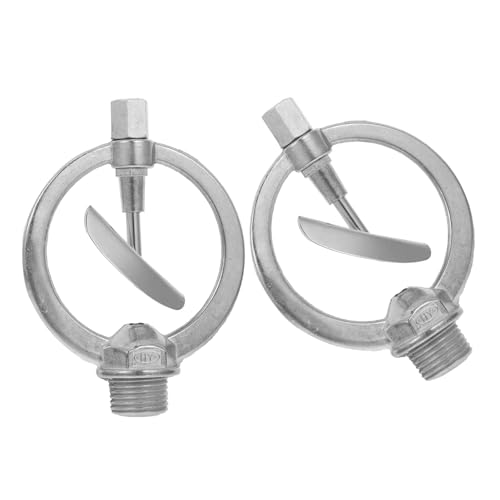 Yardenfun 2 Stück Bauernhof-bewässerungssprinkler, Wassersprinkler Für Rasen, Automatisch Rotierende Rasensprinkler, Gartenwassersprinkler, Automatische Bewässerungssprinklerköpfe, Yardenfun 2 Stück Bauernhof-bewässerungssprinkler, Wassersprinkler Für Rasen, Automatisch Rotierende Rasensprinkler, Gartenwassersprinkler, Automatische Bewässerungssprinklerköpfe, von Yardenfun