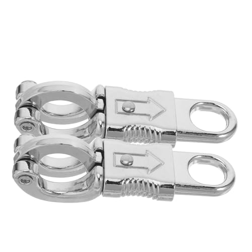 Yardenfun 2 Stück Zinklegierung Panikhaken für Pferde Robuster Schnappverschluss für Führstrick Langlebiger Outdoor Seilclip Einsetzbar für Reitsport und Training von Yardenfun