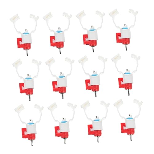 Yardenfun 20 Stück Teiliges Chicken Drinker Wassertränken Karton Stahlkugel Nippel Trinker Langlebige Geflügel Wasserversorgung Einfache Installation für Hühnerstall und Zucht von Yardenfun