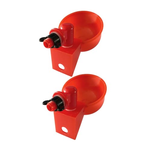 Yardenfun 2Stücke Automatische Trinkschalen für Geflügel Wasserzufuhr für Hühner Wachteln und Tauben Praktische Fütterungslösung für Garten Yardenfun 2Stücke Automatische Trinkschalen für Geflügel Wasserzufuhr für Hühner Wachteln und Tauben Praktische Fütterungslösung für Garten von Yardenfun