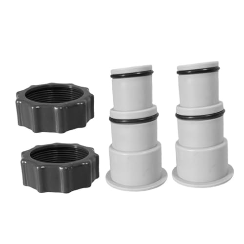 Yardenfun 2Stücke Pool Filterpumpen Adapter zu Installieren Passend für Pool Pumpen Zubehör Optimiert für Wasserfilterung und Wartungskostenminimierung Yardenfun 2Stücke Pool Filterpumpen Adapter zu Installieren Passend für Pool Pumpen Zubehör Optimiert für Wasserfilterung und Wartungskostenminimierung von Yardenfun