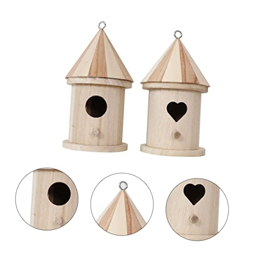 Yardenfun Einzigartiger Vogelnest- Aus Holz Simuliertes Nest Vogelhäuschen für Weihnachtsdekoration 2er-Set Yardenfun Einzigartiger Vogelnest- Aus Holz Simuliertes Nest Vogelhäuschen für Weihnachtsdekoration 2er-Set von Yardenfun