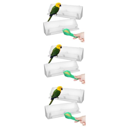 Yardenfun 3 Sets Vogel Feeder Schüssel Sittich Feeder Vogel Käfig Zubehör Dual Fächer Robuste Konstruktion Yardenfun 3 Sets Vogel Feeder Schüssel Sittich Feeder Vogel Käfig Zubehör Dual Fächer Robuste Konstruktion von Yardenfun