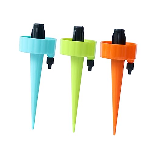Yardenfun 3Stücke Automatische Selbstbewässerungspikes für Pflanzen Einstellbare Tropfbewässerung für Garten und Perfektes Bewässerungssystem während Urlaub von Yardenfun