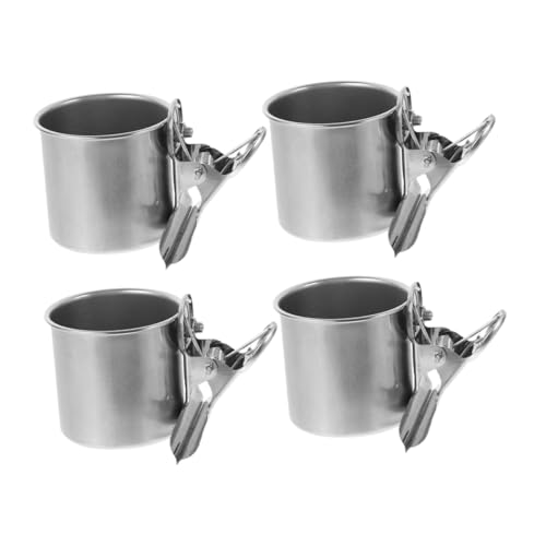 Yardenfun 4Stücke Vogelfutter und Wassernapf für Kleine Vögel Doppelfunktionale Futterschalen für Wellensittiche Papageien und Turteltauben zu Reinigen Yardenfun 4Stücke Vogelfutter und Wassernapf für Kleine Vögel Doppelfunktionale Futterschalen für Wellensittiche Papageien und Turteltauben zu Reinigen von Yardenfun