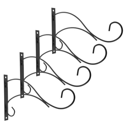 Yardenfun 4Stücke Wandhalterung für Hängende Pflanzen Metallhaken für Blumentöpfe für Innen und Außeneinsatz und Langlebig Laternen und Windspiele Yardenfun 4Stücke Wandhalterung für Hängende Pflanzen Metallhaken für Blumentöpfe für Innen und Außeneinsatz und Langlebig Laternen und Windspiele von Yardenfun