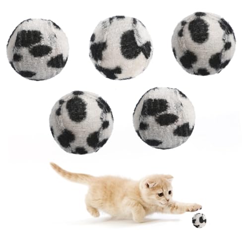 Yardenfun 5 Stück Teiliges Katzenspielzeug mit Leoparden Muster Tennisbällen Interaktive Tierbälle zur Krallenpflege Fördert und Verhindert Möbelzerkratzen Geeignet für Yardenfun 5 Stück Teiliges Katzenspielzeug mit Leoparden Muster Tennisbällen Interaktive Tierbälle zur Krallenpflege Fördert und Verhindert Möbelzerkratzen Geeignet für von Yardenfun