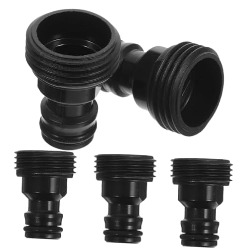 Yardenfun 5Stücke Teiliges Wasserhahnadapter für Gartenschlauch Hochdruck und Korrosionsbeständiger Schlauchanschluss für Waschmaschinen und Reinigungssysteme von Yardenfun