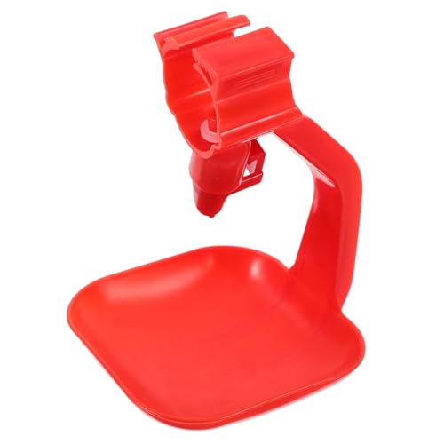 Yardenfun 6 Stück Teiliges Geflügel tränkebecher Integriertem Aufhängehaken und Dichtung aus Langlebigem Kunststoff Automatische Hühnertränke für Hühner Enten Gänse Tauben Auslaufsicher und von Yardenfun