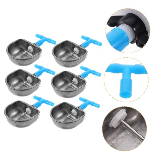 Yardenfun 6Stücke Kaninchen Tränkenäpfe Wasserspender für Kleintiere und Einfacher Zugang für Haustier für Kaninchen und Hasen Yardenfun 6Stücke Kaninchen Tränkenäpfe Wasserspender für Kleintiere und Einfacher Zugang für Haustier für Kaninchen und Hasen von Yardenfun