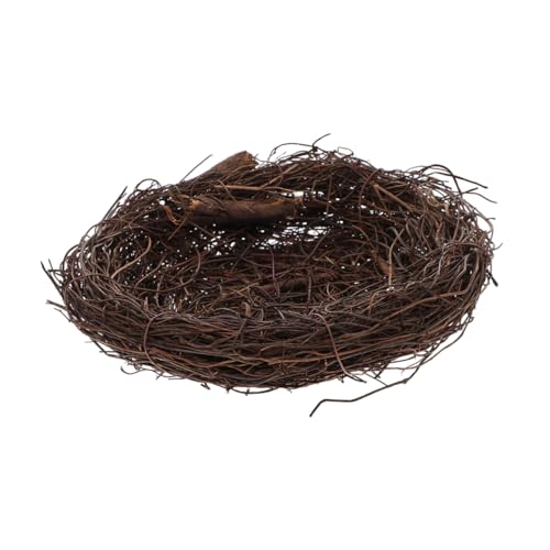 Yardenfun Elegantes Vogelnest-simulationsdekor Rattan Hängendes Vogelhaus Dekoratives Vogelnest-Ornament Yardenfun Elegantes Vogelnest-simulationsdekor Rattan Hängendes Vogelhaus Dekoratives Vogelnest-Ornament von Yardenfun
