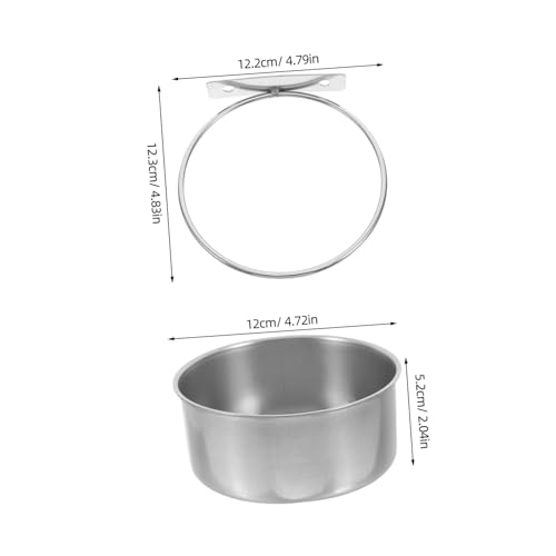 Yardenfun Futternapf für Vogelkäfig Mittelgroß Futter und Wasserschale für Papageien Wellensittiche Nymphensittiche und Kleine Vögel mit Doppel Schraubenbefestigung Yardenfun Futternapf für Vogelkäfig Mittelgroß Futter und Wasserschale für Papageien Wellensittiche Nymphensittiche und Kleine Vögel mit Doppel Schraubenbefestigung von Yardenfun